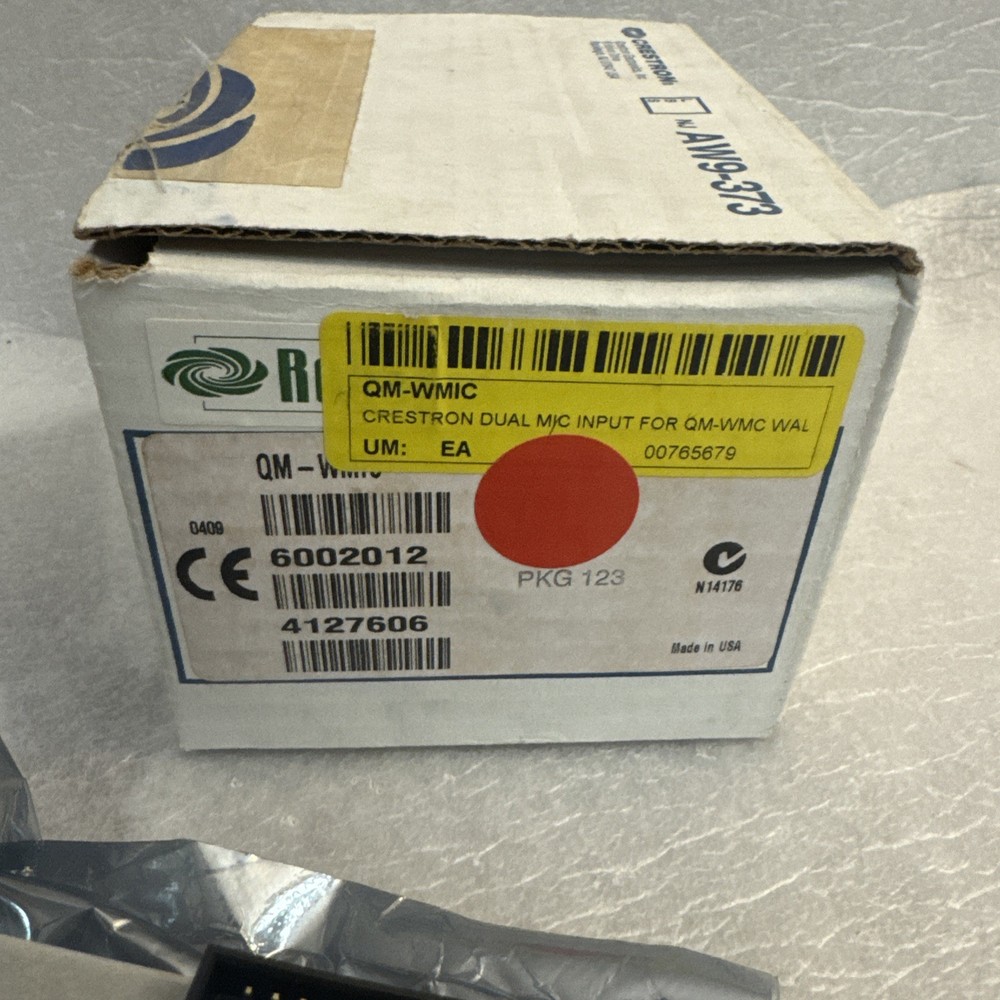 Crestron QM-WMIC Dual Microphone Input Module for QuickMedia Wall Plates