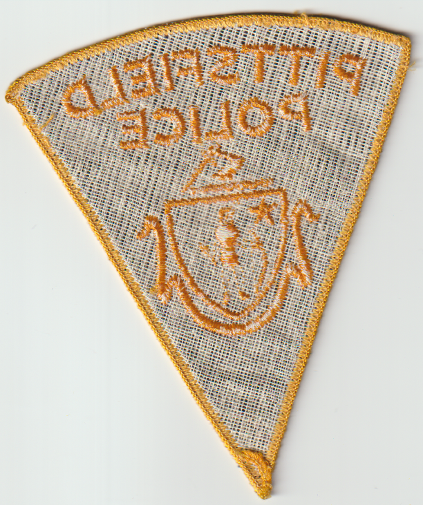 Pittsfield MA old triangle non shield shape patch