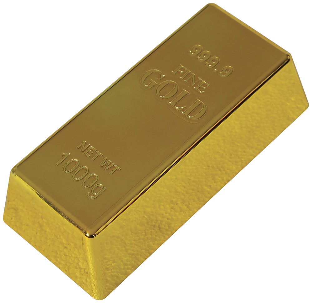 GOLD BAR, 18X6X6.5 CM