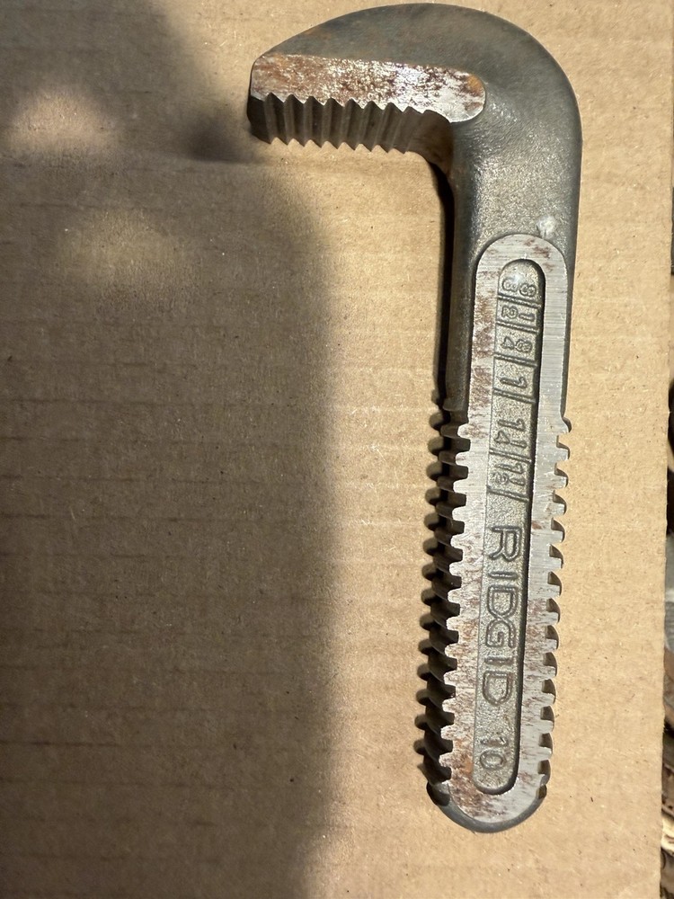 RIDGID Pipe Wrench Hook Jaws-Various sizes NOS