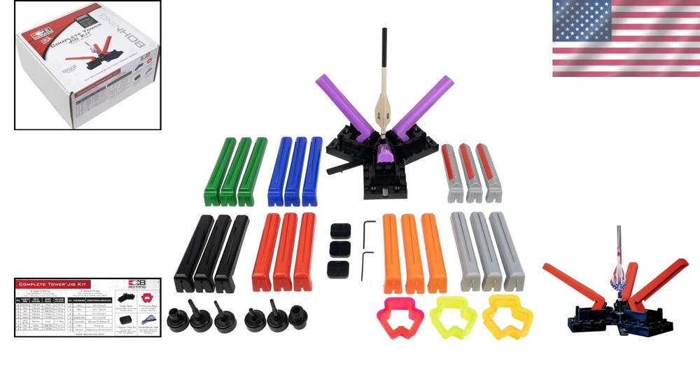 Tower Jig Kit for Fletching - Black