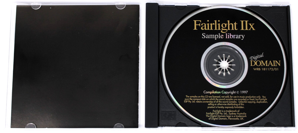 Digital Domain Fairlight IIx Sample Library Sound/Sampling CD