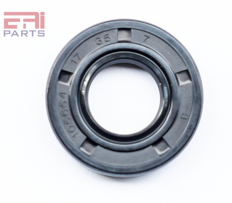 EAI Metric Oil Shaft Seal 17X35X7mm Dust Grease Seal TC Double Lip w/ Spring