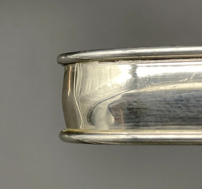 Sterling Silver Napkin Ring Engraved Name “Robert” Watrous