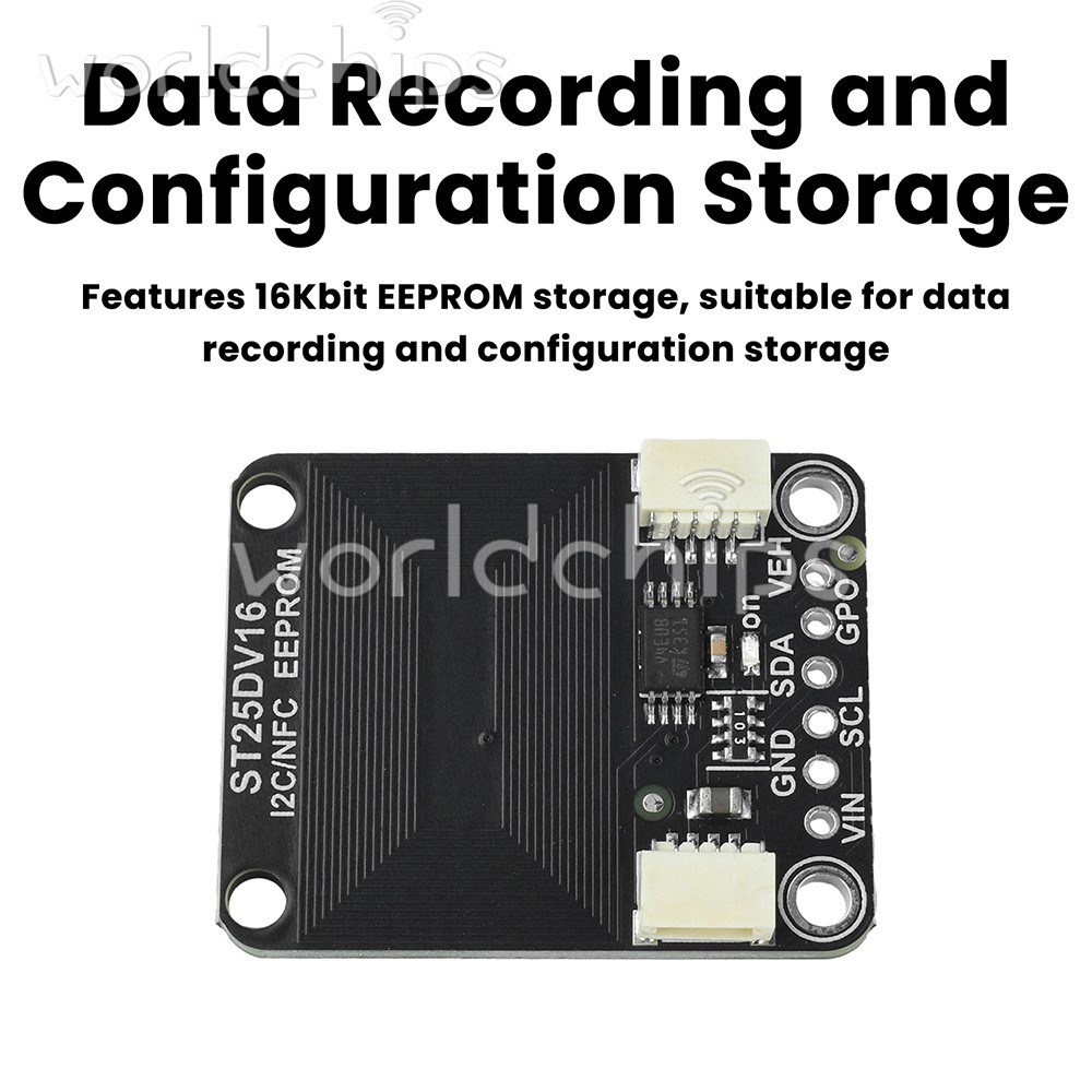 ST25DV16K I2C RFID Dynamic Tag Module Compatible with STEMMA QT/Qwiic Interface