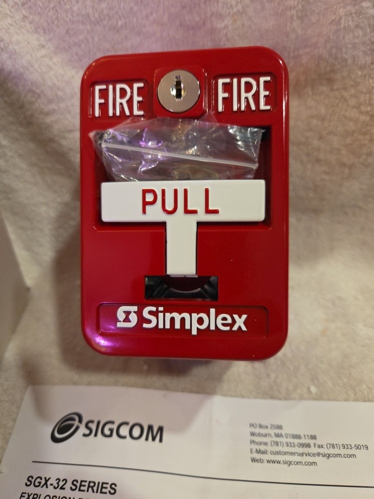 Simplex  Model SGX-32, Hazardous Location Manual Pull Station, NEW