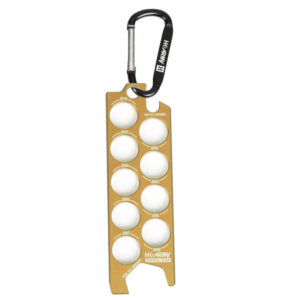 HK Army Ball Sizer Guide - Gold
