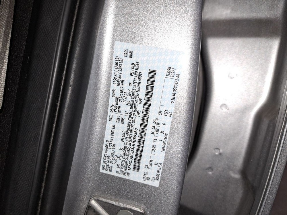 2017 Escape Display Screen Sku#4181720