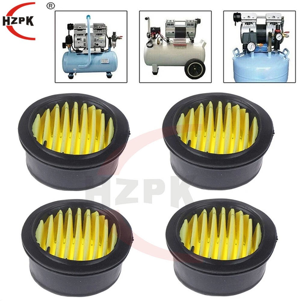 4 PCS Air Compressor Elements Silencer Muffler Filter Cleaner 6x2.5cm