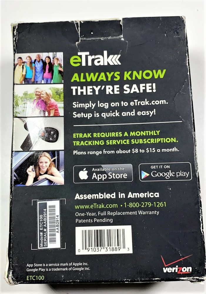 Etrak ETC100 GPS Tracking Device