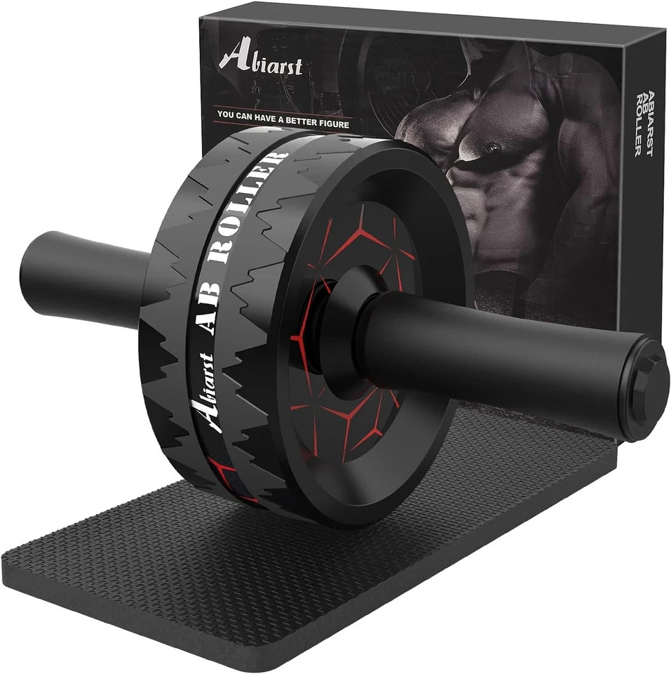 Ab Roller Wheel,Abs Workout Equipment for Abdominal & Core Strength Training Gym