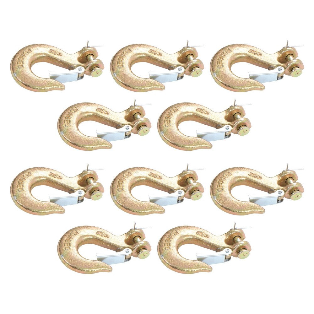 Chain hook, sliding hook with lock, 5/16' G70, breaking strength 18800lb