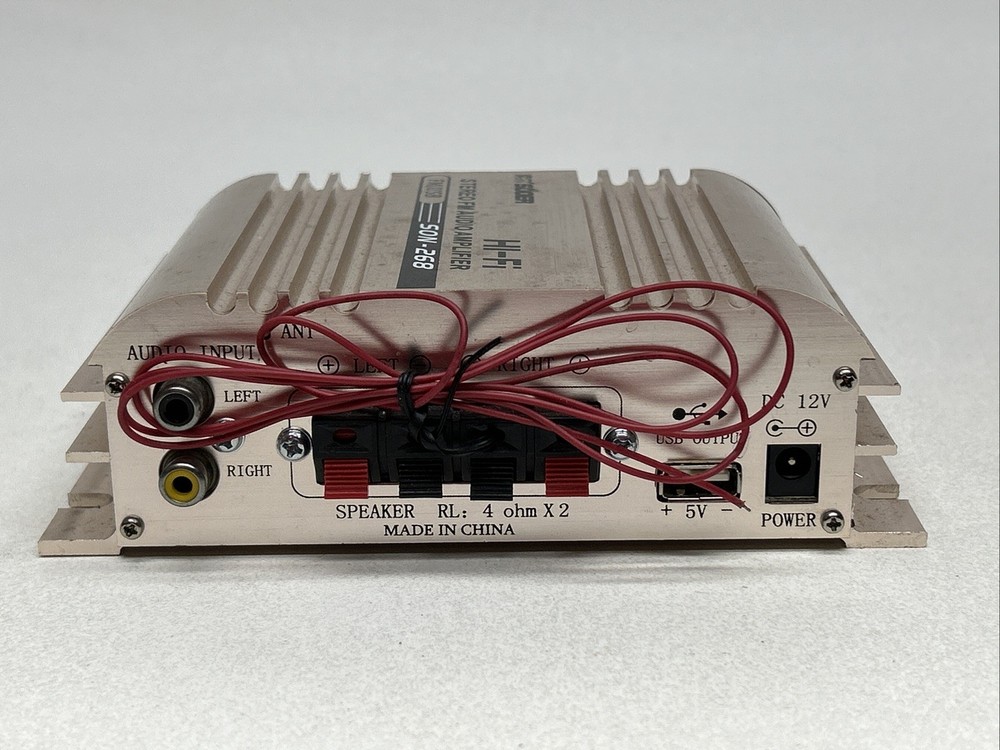 Suoer SON - 268 Stereo FM Audio Amplifier With Box Untested