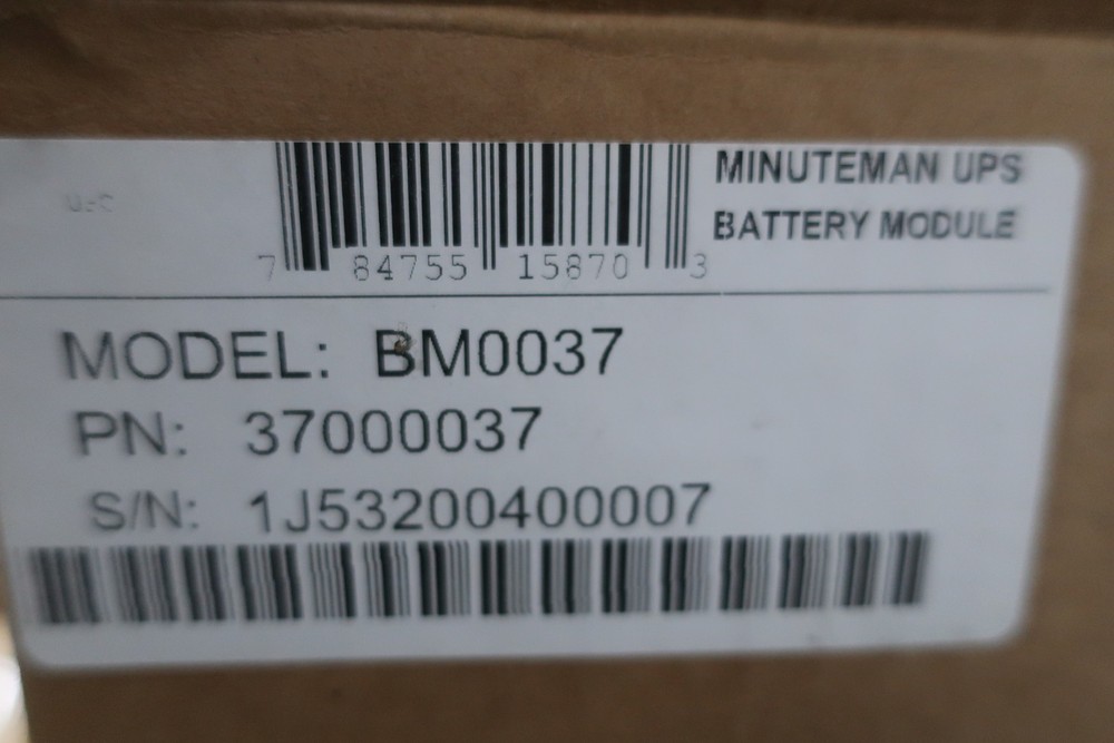 Minuteman BM0037 Ups Battery Module