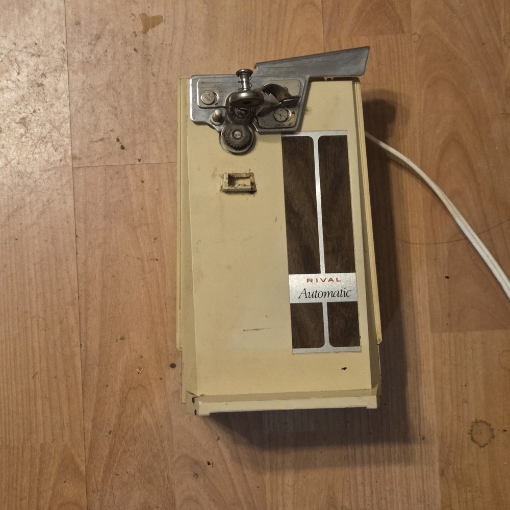 Vintage Rival Automatic Can Opener Tested