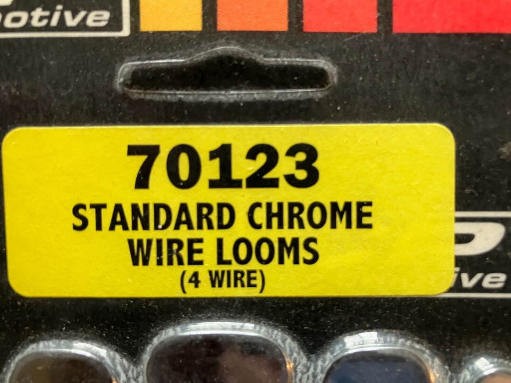 #70123 chrome sparkplug wire looms pkg 2