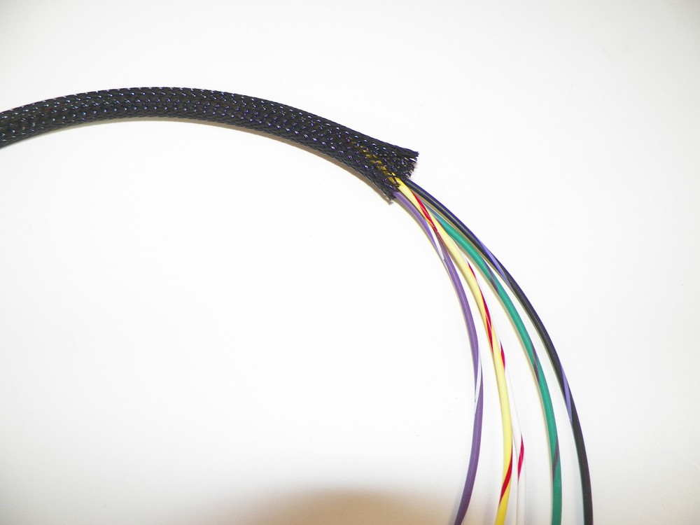 PREMIUM BRAIDED EXPANDABLE FLEX SLEEVE WIRING HARNESS LOOM FLEXABLE WIRE
