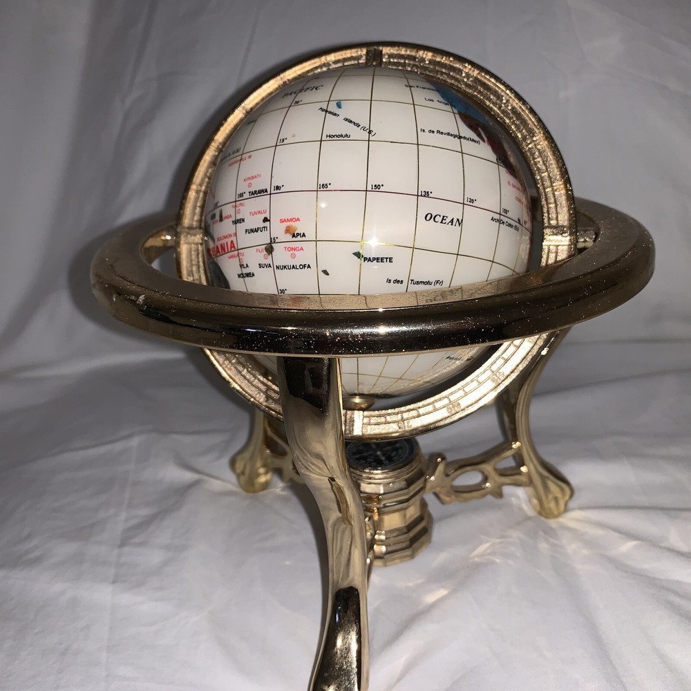 NAUTICA, WORLD GLOBE, IN GIMBEL WITH COMPASS