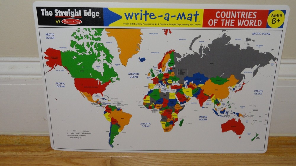 Melissa & Doug, Writeamat Countries