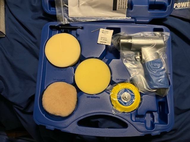 Cornwell Tools CAT300MPK 3" MINI POLISHER KIT AIR POWERED