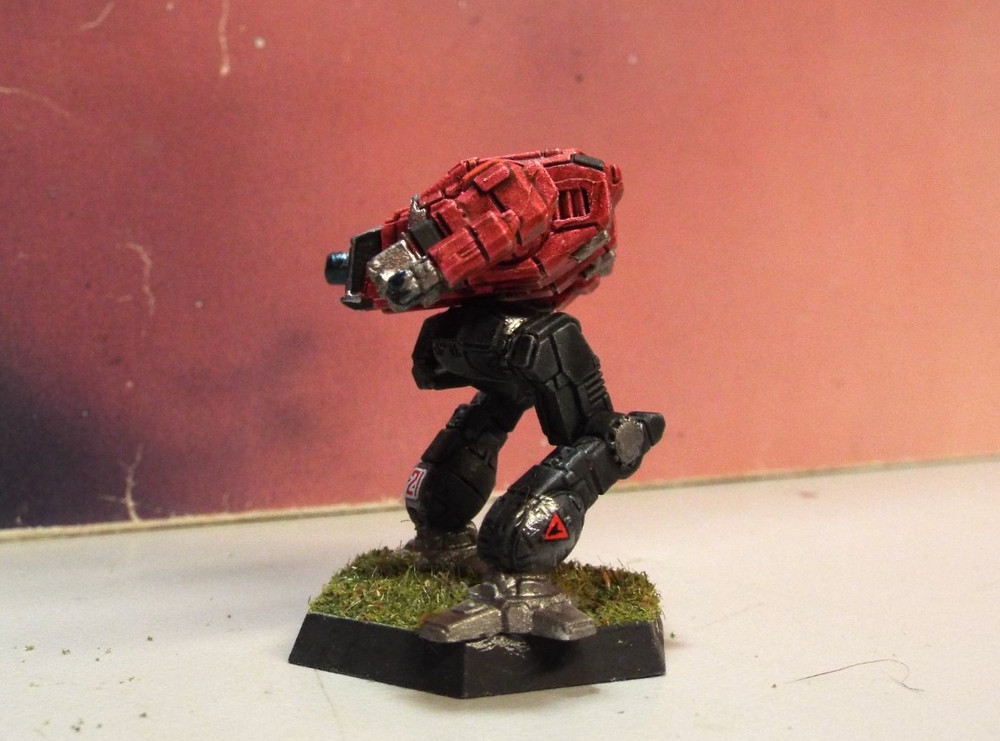 BATTLETECH SHADOW CAT MECH [KELL HOUNDS] (CATALYST, CUSTOM TORSO-TWIST, PAINTED)