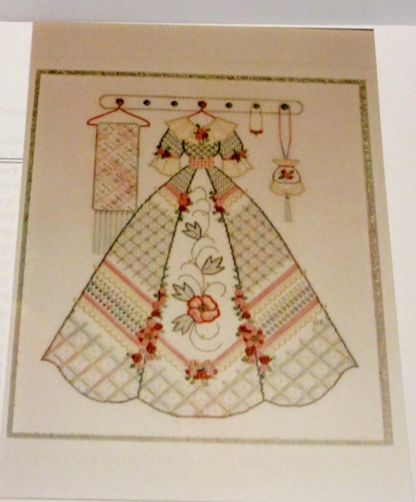 HTF Gay Ann Rogers CHLOE'S COTILLION DRESS Needlepoint/Ctd Thread Pattern