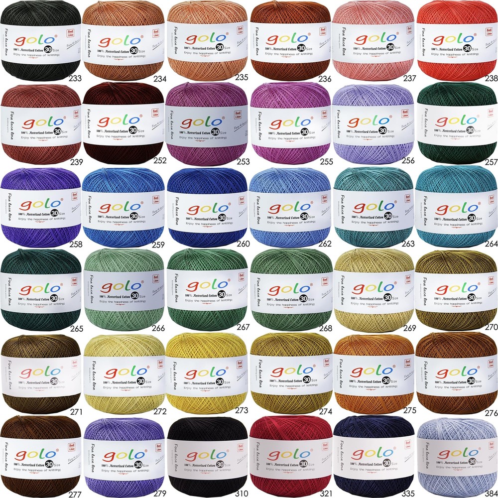 Crochet Thread for Hand Work Crochet Yarn Claert Wine red 185