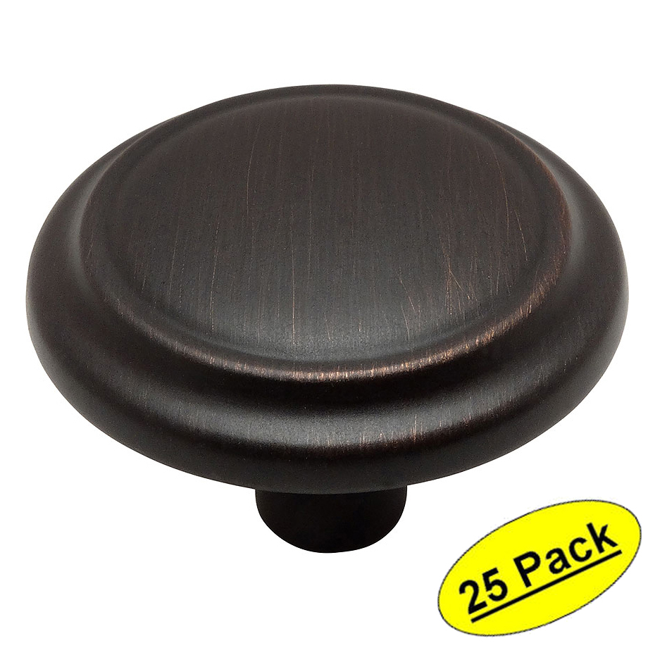 *25 Pack* Cosmas Oil Rubbed Bronze Cabinet Knobs #799ORB