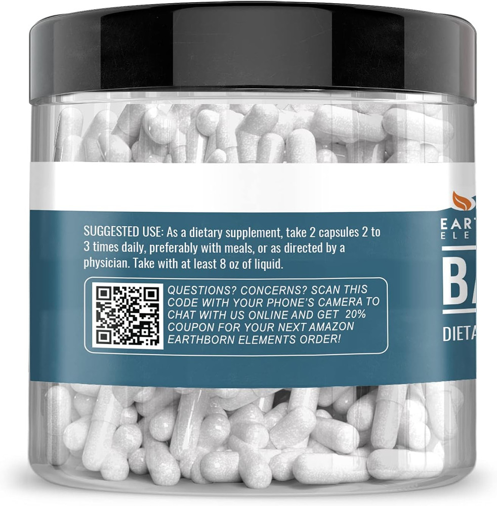 Baking Soda Capsules, 200 Capsules, Sodium Bicarbonate