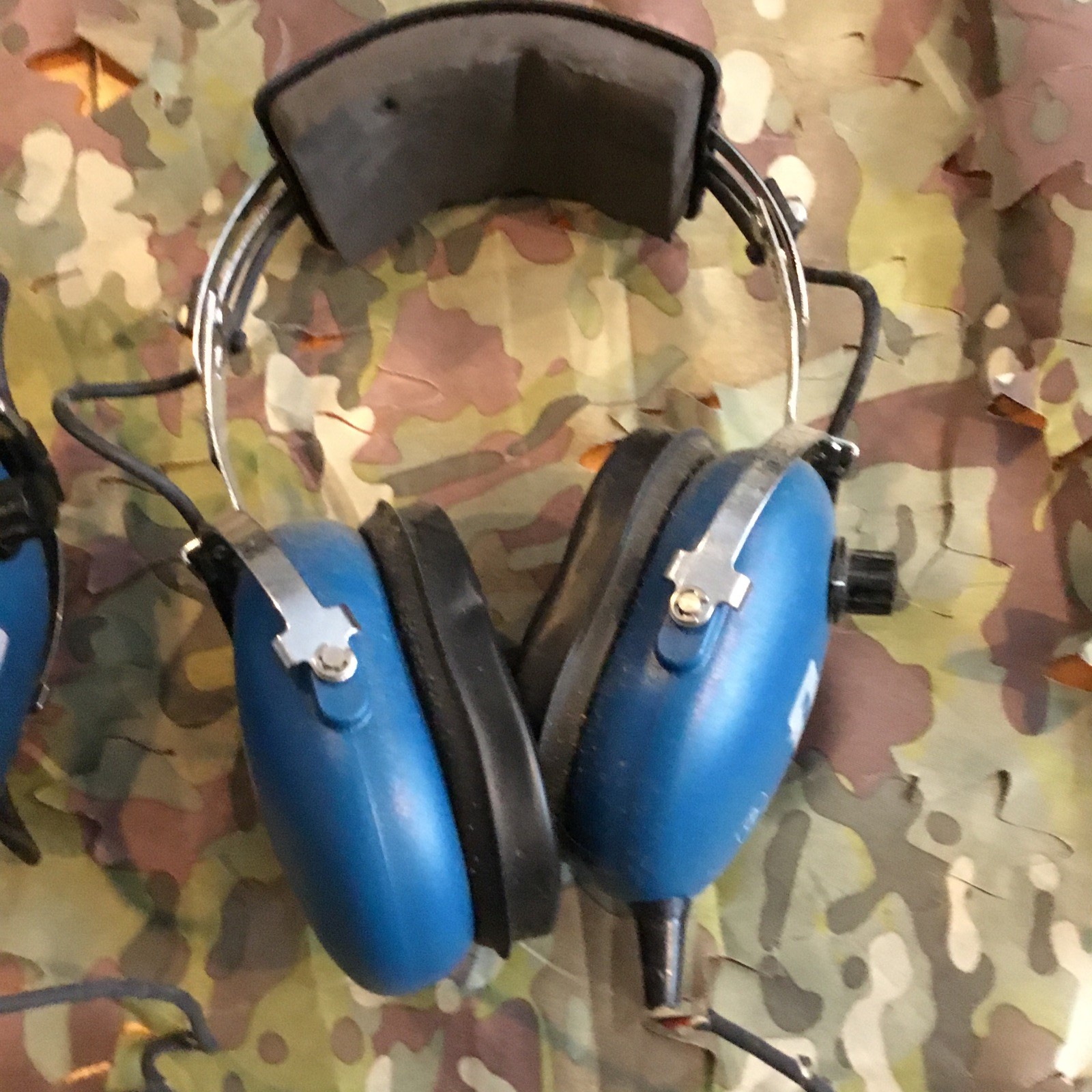 Racing Radios Diversified Electronics Model 9950 Headset LOT OF 2