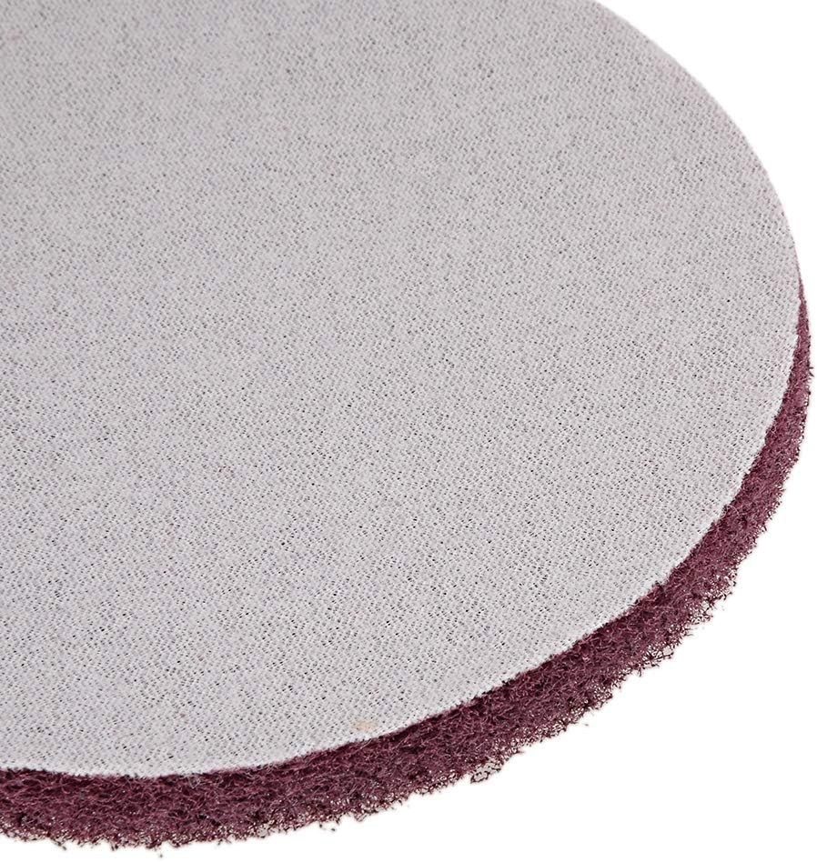 5 Inch Scrubber Scouring Pads Drill Scuffing Disc Hoop and Loop Surface Condi...