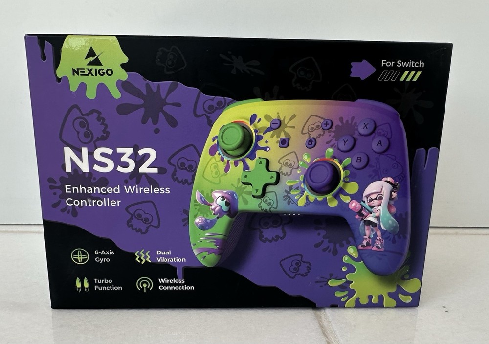 Nexigo Switch Enhanced Pro Controller Splatoon -  NS32-A9