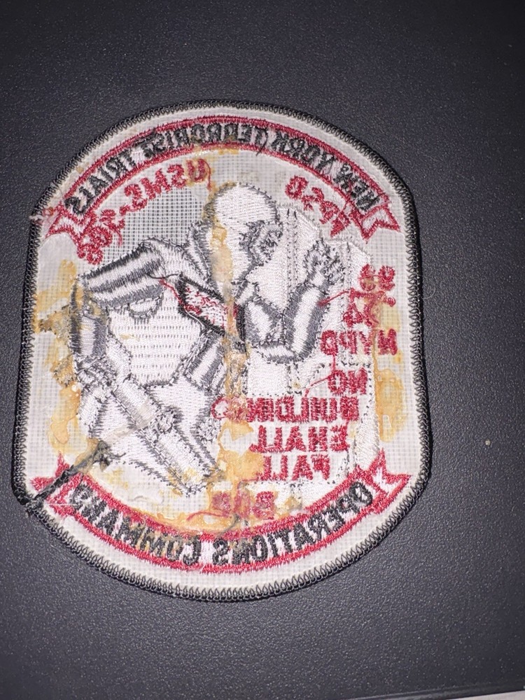 New York Terrorist Trials Operations Command NYTTOC Police Patch
