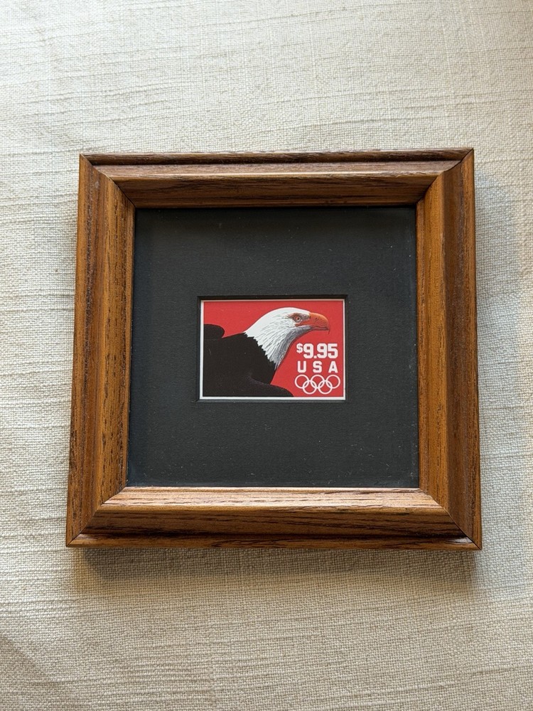 Olympics $9.95 Postage Stamp 1991 Mint - Framed