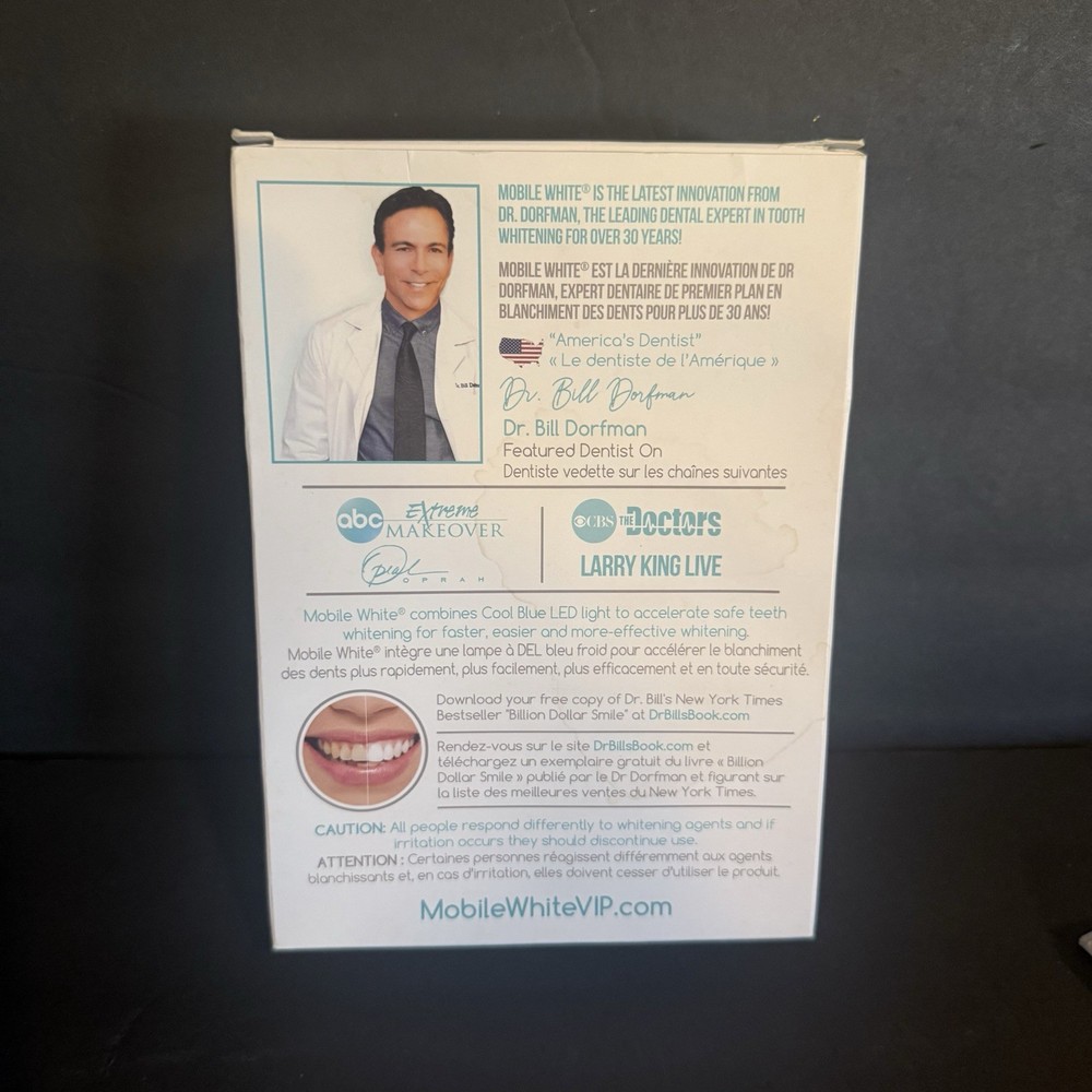 Mobile White Advanced Teeth Whitening Kit VIP Edition. 