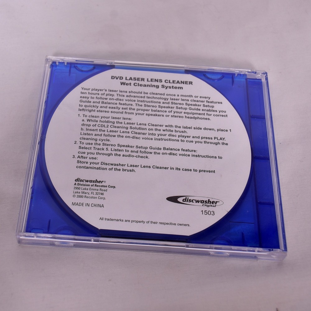 Discwasher Digital DVD Cleaning Wipes