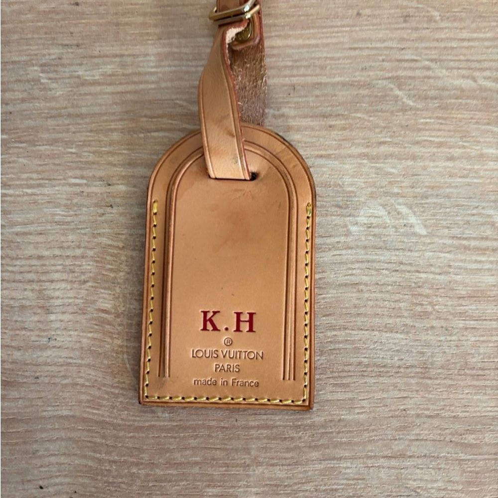 Authentic Louis Vuitton id tag