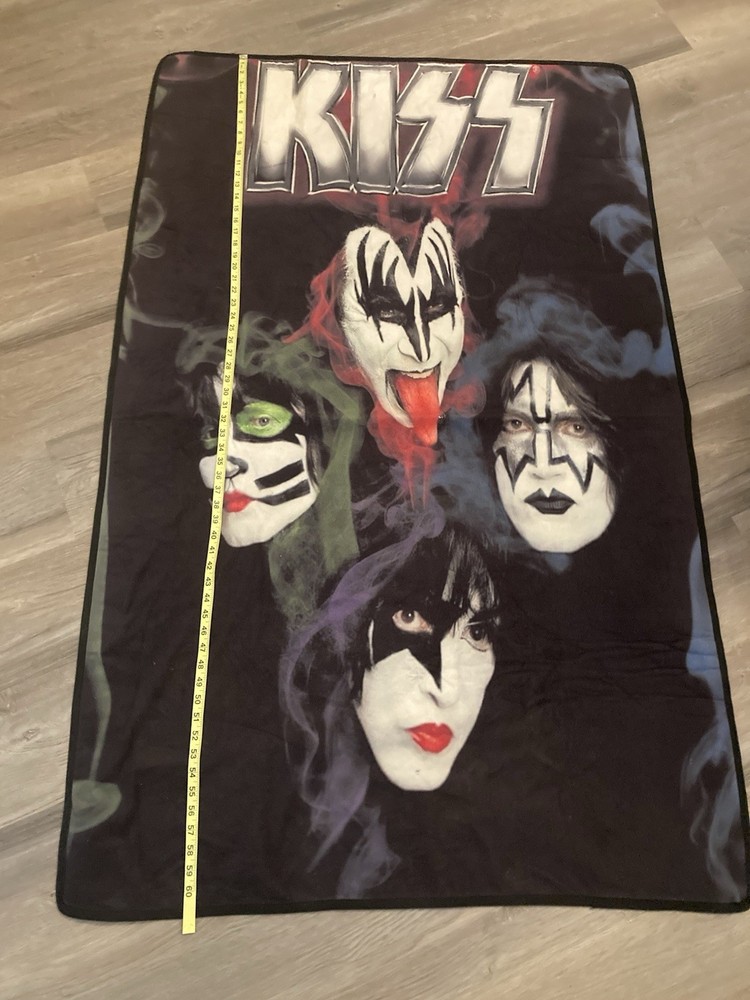 KISS Rock Band Slip Rug 38”x61”