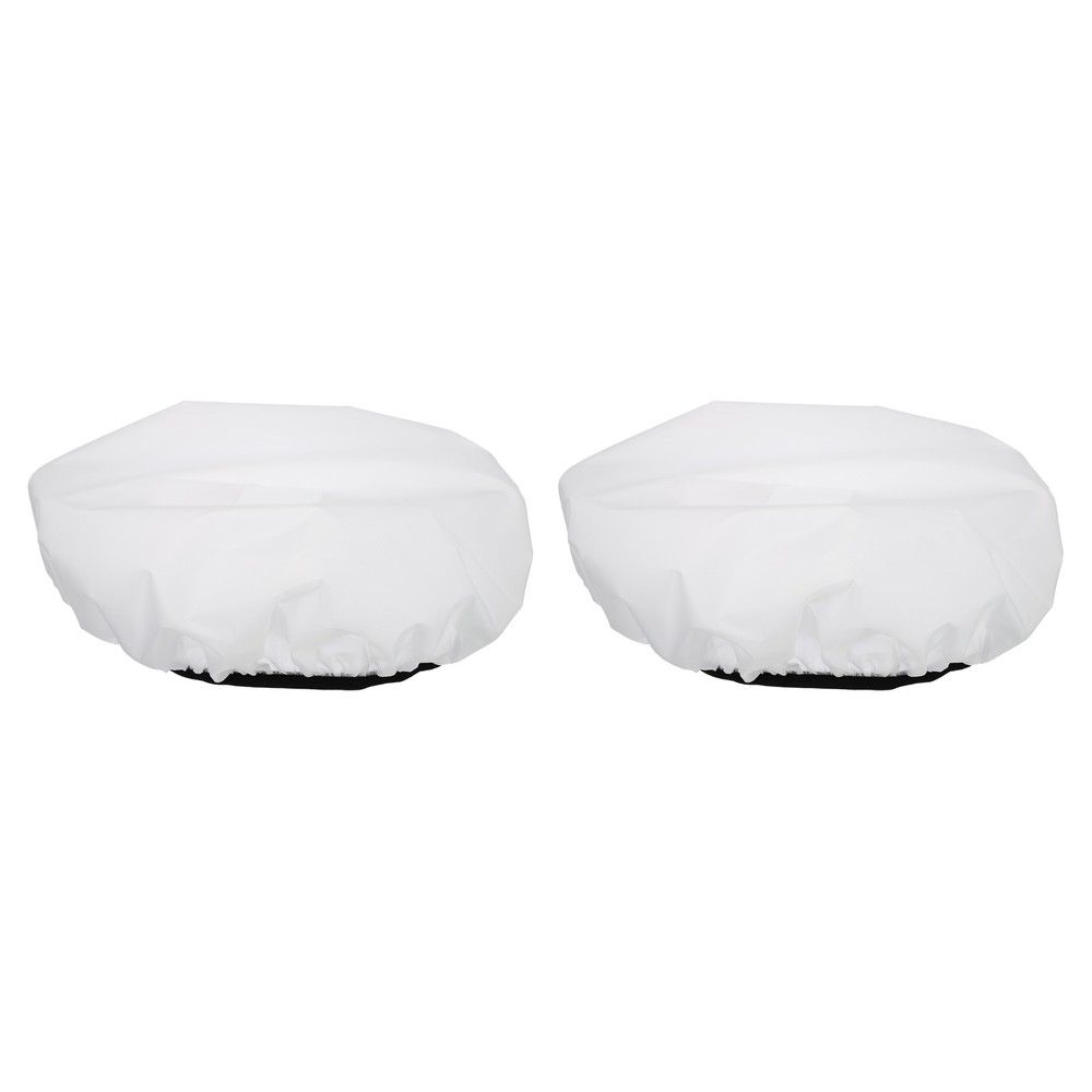 2PCS 17" 42cm Soft Diffuser Lamp Cover Cloth Strobe Reflector Lamp Sock White