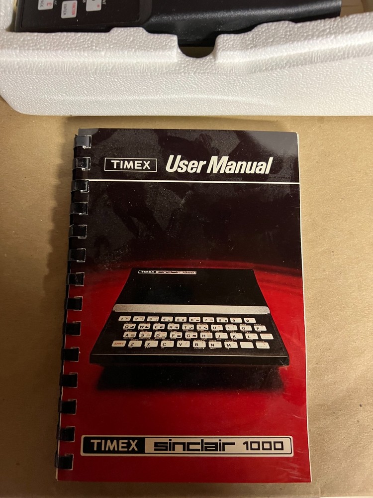 Timex Sinclair 1000 Vintage Personal Computer w Box and Manual Untested