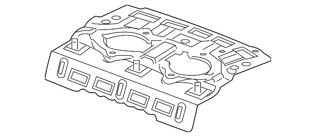 Genuine GM Rear Window Panel 23371154