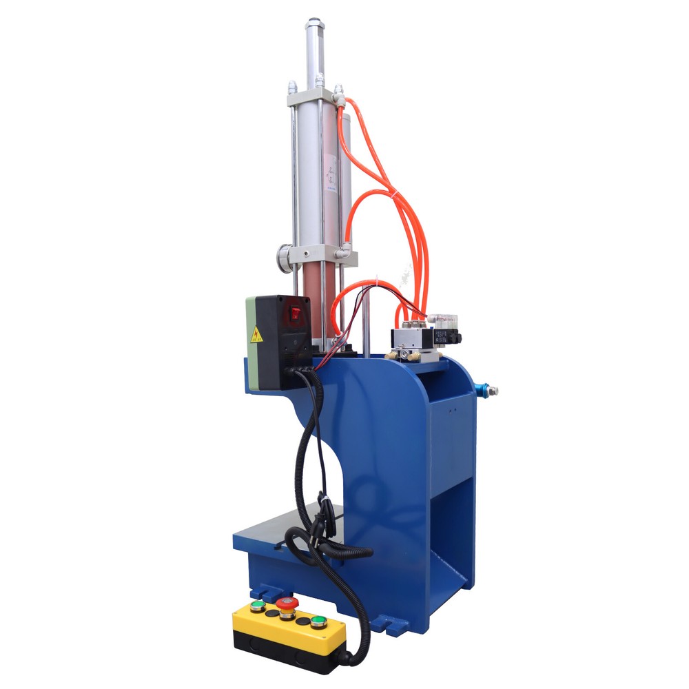 3T Pneumatic Punch Press Machine Adjustable Cylinder Stroke Pneumatic Press 110V