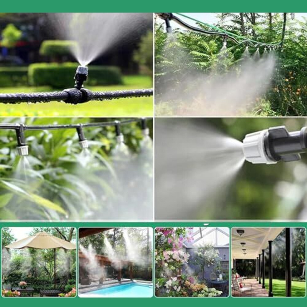 10m Misting Irrigation Hose Kit for Efficient Plant Watering Solutions
