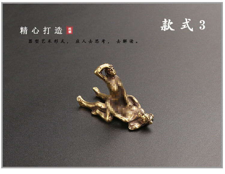 Hot 5pcs/set ornaments bronze small bronze figures personalized creative artwork