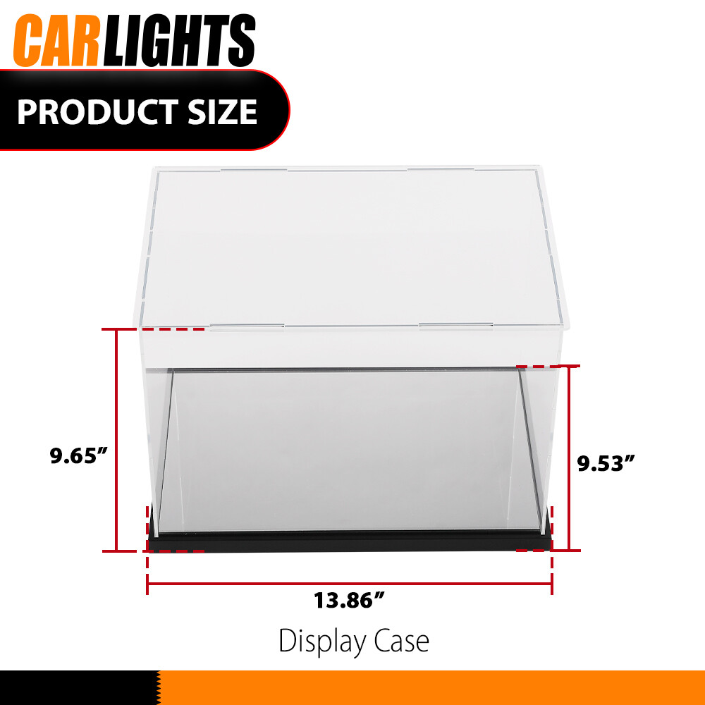 Clear Single Boxing Glove Horizontal Display Case