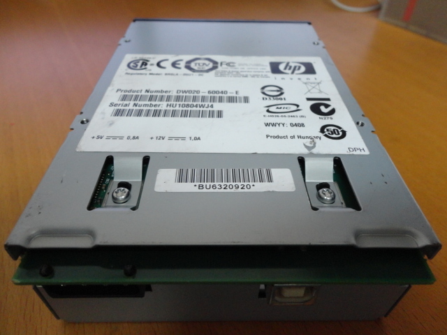 HP DAT72 Internal USB DW020-60040-E Internal tape drive Black Bezel DDS5 DDS-5
