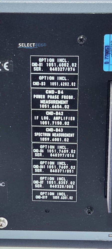 ROHDE & SCHWARZ CMD57 DIGITAL RADIOCOMMUNICATION TEST SET **LOOK** (REF.: 961L)
