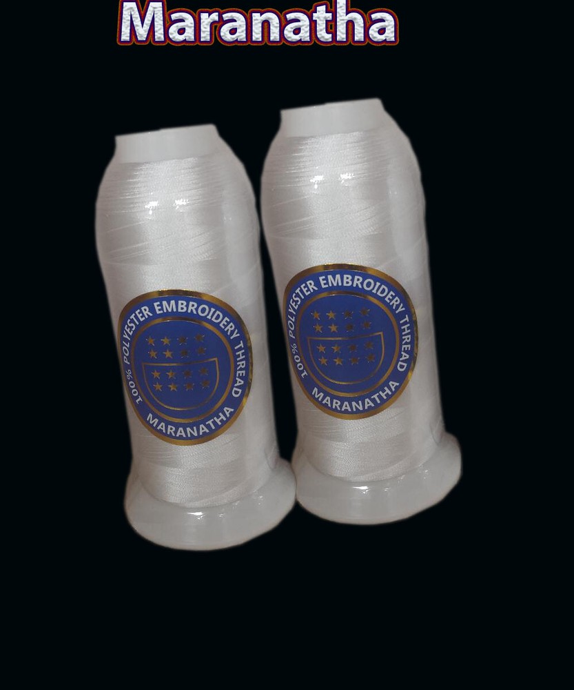 2 cones  Embroidery machine polyester thread 5000 yds  ( wholesale price)
