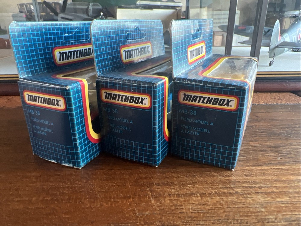Matchbox MB38 Ford Model A - 3x Model Bundle. BNIB