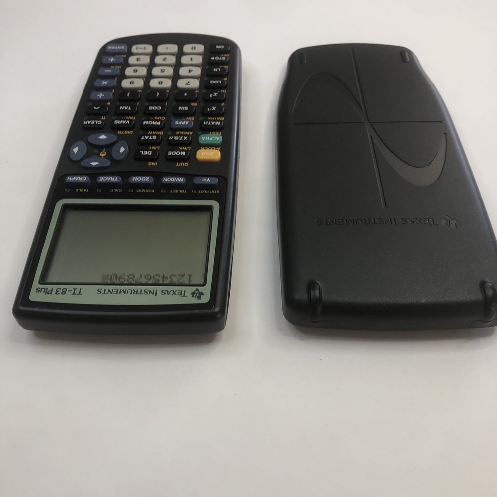 Texas Instruments TI-83 Plus Graphing Calculator w/ Cover Case TESTED
